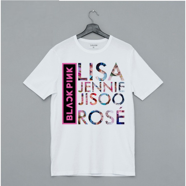 Áo in hình blackpink Áo thun unisex Blackpink, Lisa, Jennie, Jisoo, Rosé