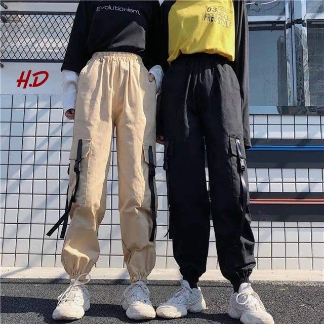 Quần jogger túi hộp 4 dây paint box basic unisex - Giày yezzy đế lượn sóng | BigBuy360 - bigbuy360.vn