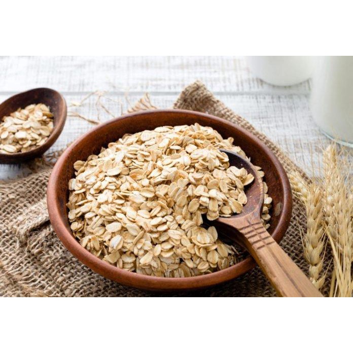 1KG Yến Mạch Hafer Đức Cán Dẹp Thơm Ngon Túi 500g