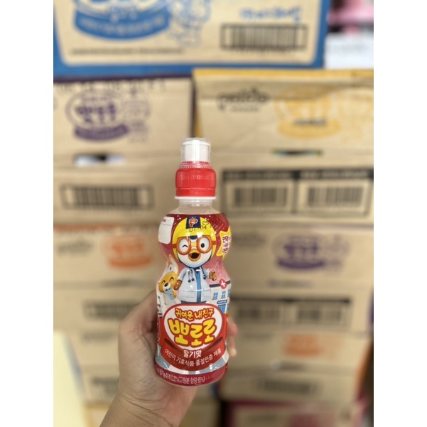 Nước uống Pororo trẻ em nội địa Hàn- chai 235ml (có 4 vị)