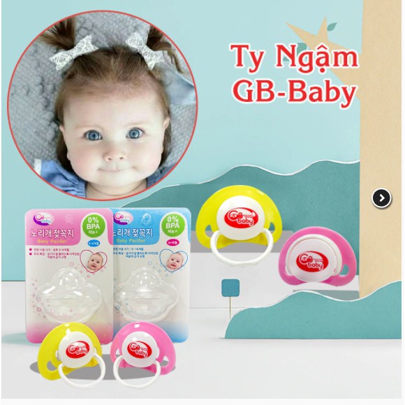 Ty ngậm núm ty giả chống hô GB baby hàn quốc cao cấp cho bé (hàng chính hãng)