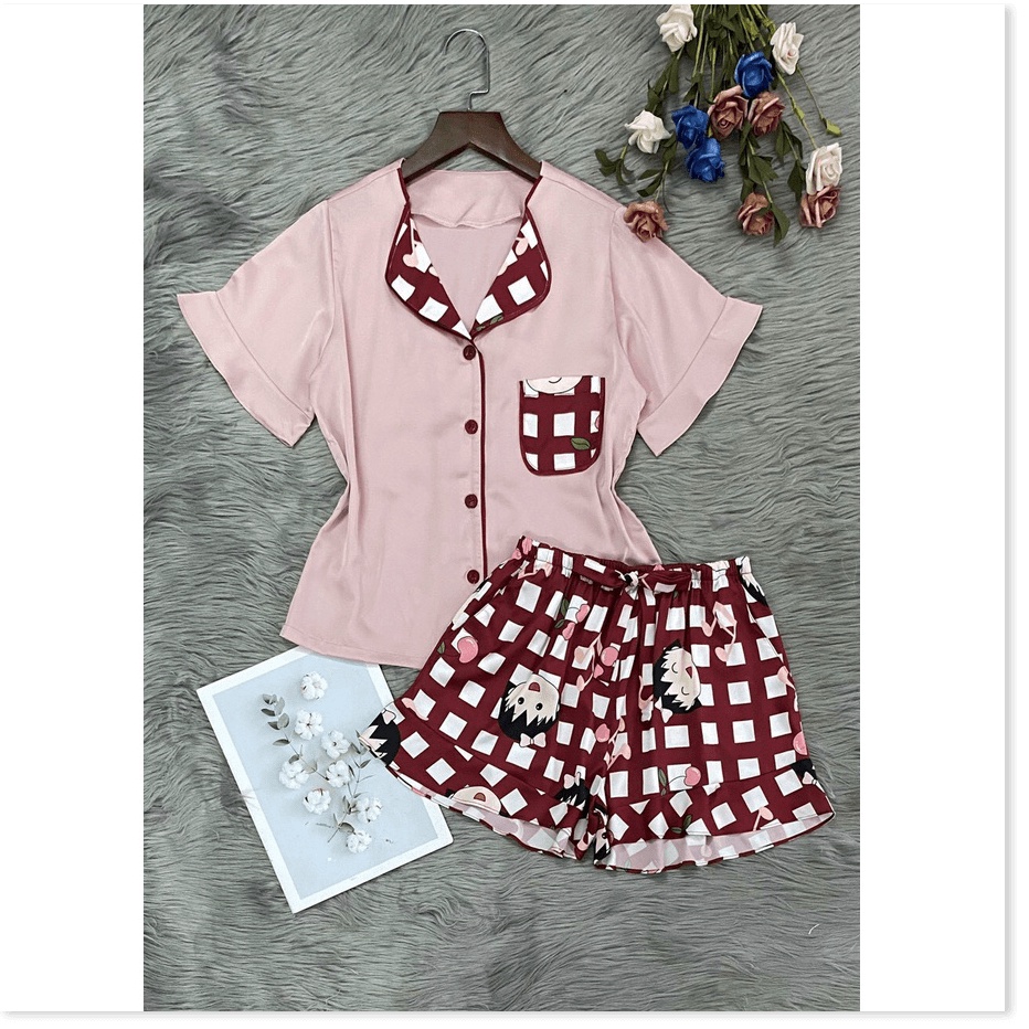 SET BỘ ĐỒ NGỦ NỮ SIÊU XINH , CỰC ĐẸP , MÁT MẺ , CHẤT LIỆU CAO / HÈ 2021 KME FASHION