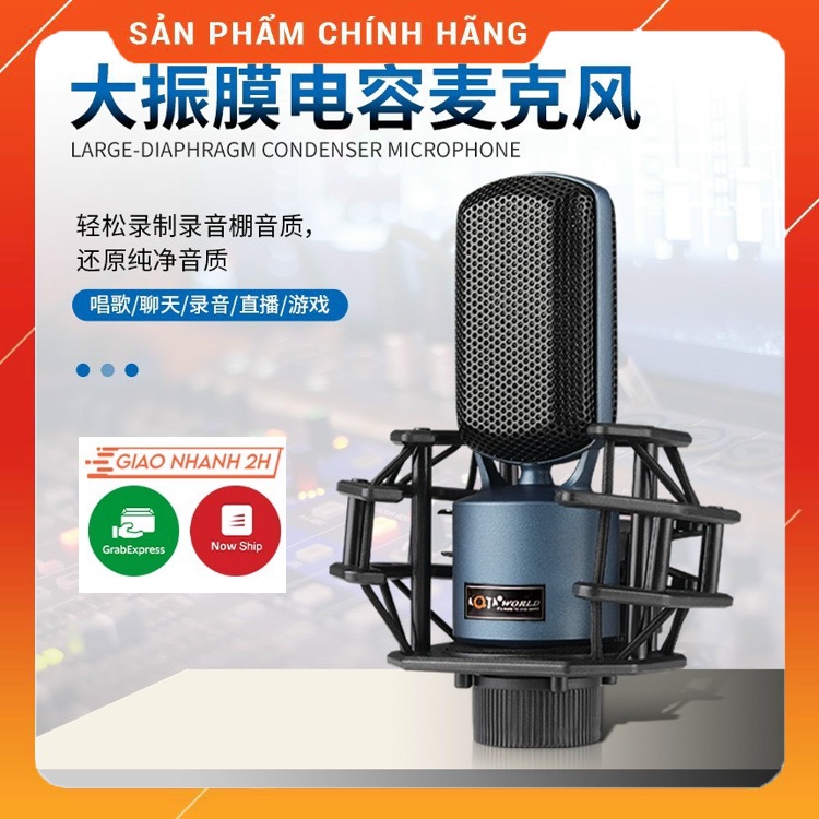 Mic Thu Âm AQTA ALC290 2022. Kiểu Dáng Nhỏ Gọn, Lọc Âm Tốt, Âm Thanh Sống Động,Dễ Dàng Sử Dụng. Bảo Hành 12 Tháng