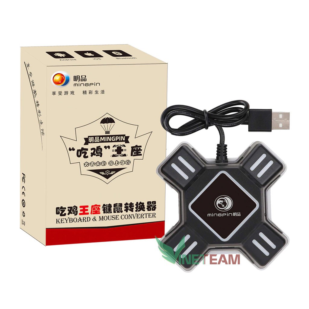 Bộ chuyển đổi bàn phím và chuột chơi game PUBG trên Điện thoại ,máy tính bảng...Xgamingstore - K-MIX -DC4082