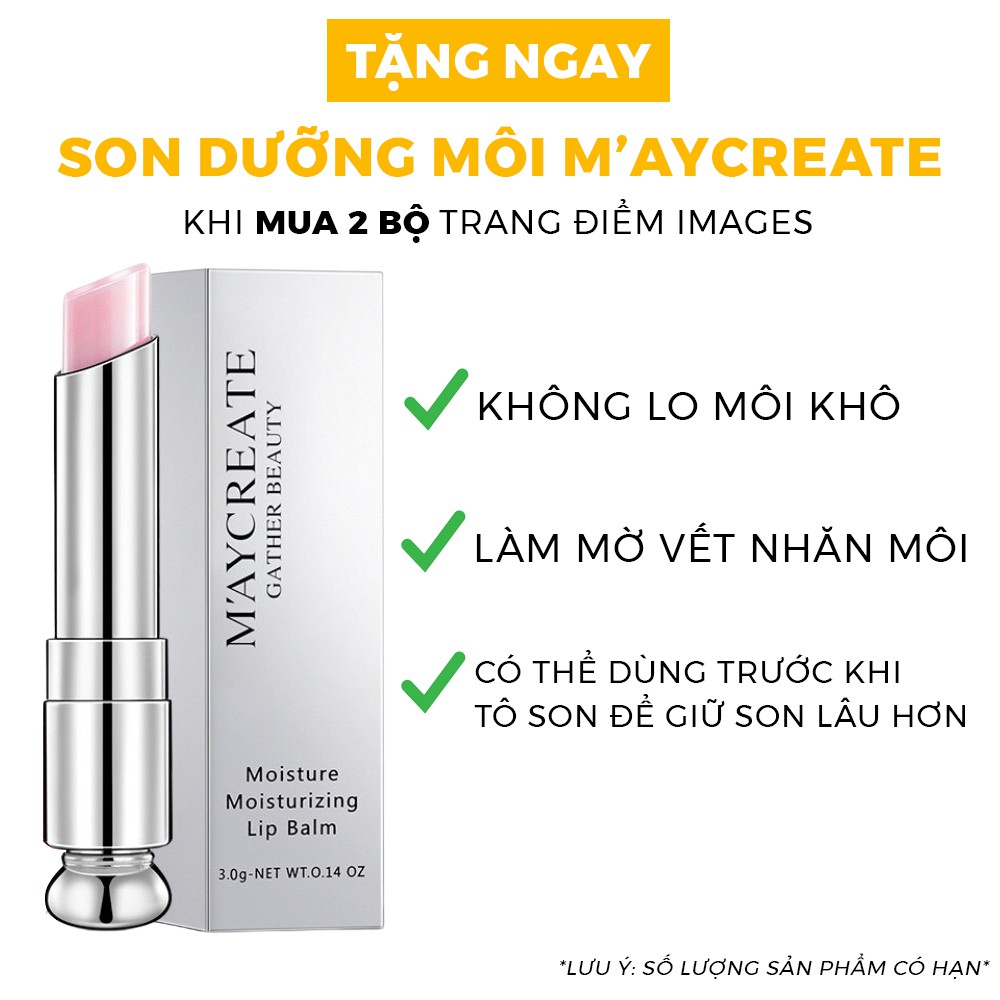 Bộ Trang Điểm Bộ Mĩ Phẩm IMAGES Kem BB, Phấn phủ, Chì kẻ mày, Bút dạ kẻ mắt, Mascara, Son lì BTD-M701