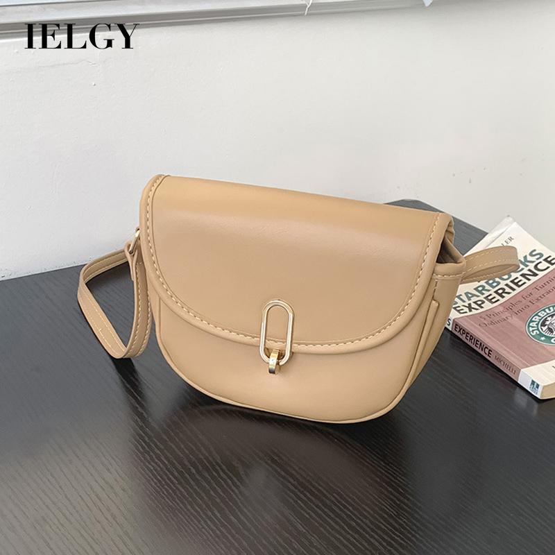 Túi đeo chéo IELGY màu trơn thời trang cho nữ