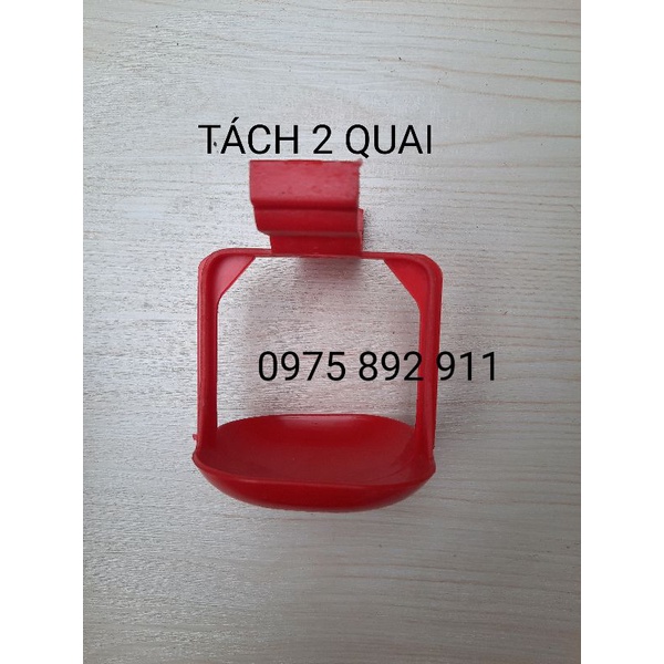 Máng uống cho gà - dạng tách 2 quai