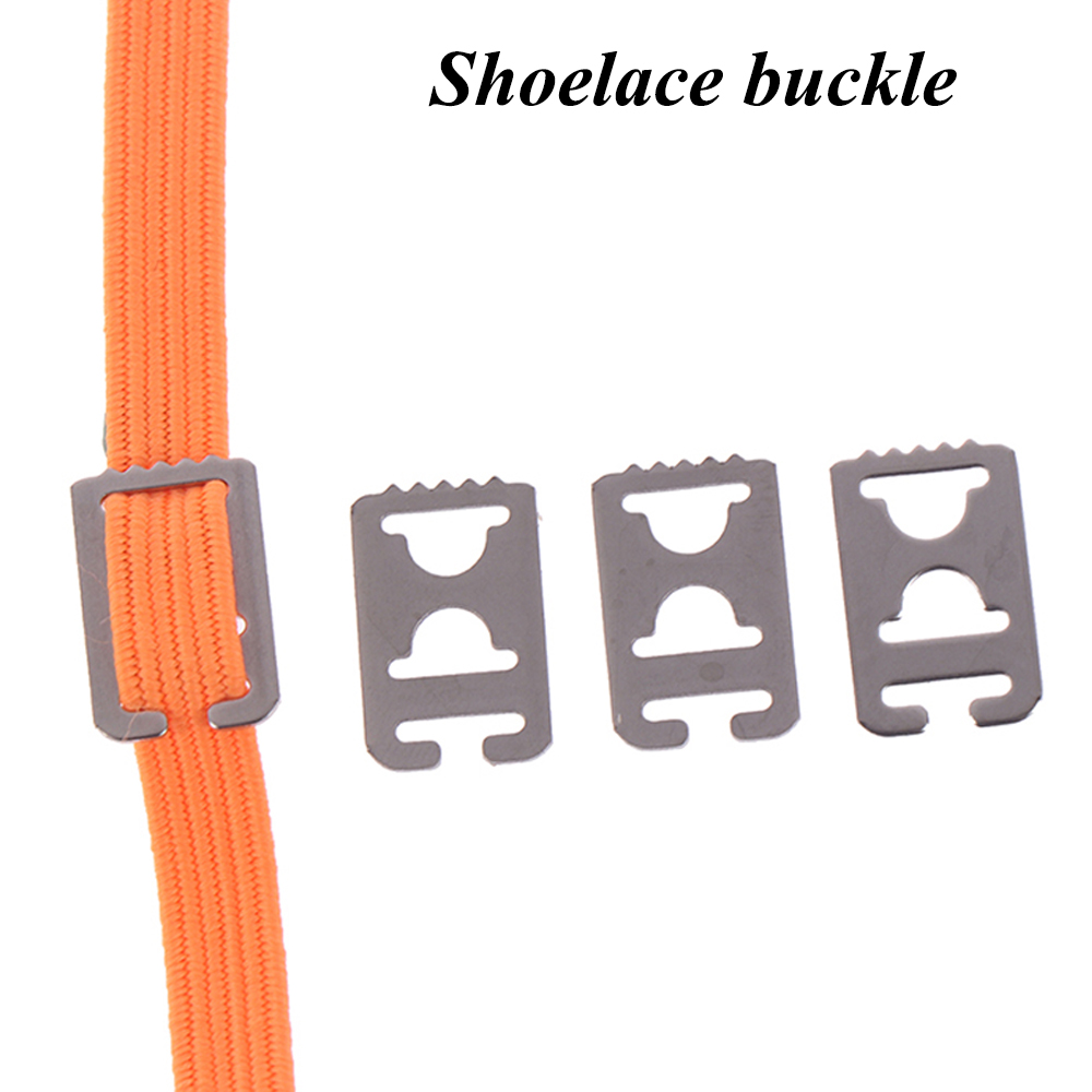 ☆YOLA☆ 4Pcs/8Pcs Quick Laces Buckle Universal Fast Lacing No Tie Shoelaces New Metal Shoelace Accessories Sports Lazy Shoelaces