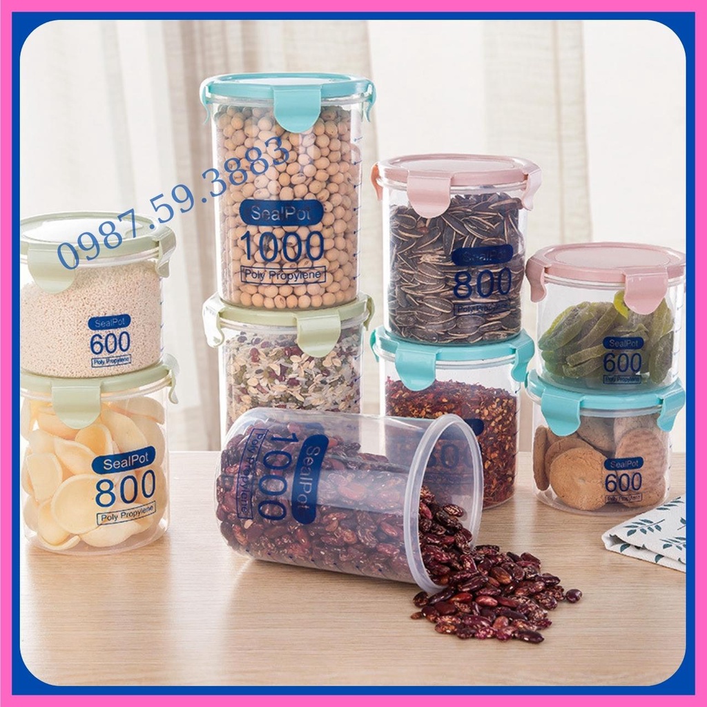 Hộp bảo quản thực phẩm, hộp đựng thực phẩm bằng nhựa PP an toàn cho sk