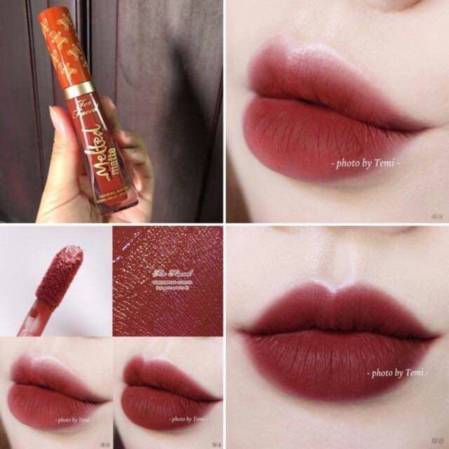 Son kem lì Too Faced Melted Liquid Matte Gingerbread Man & Gingerbread Girl (limited edition)