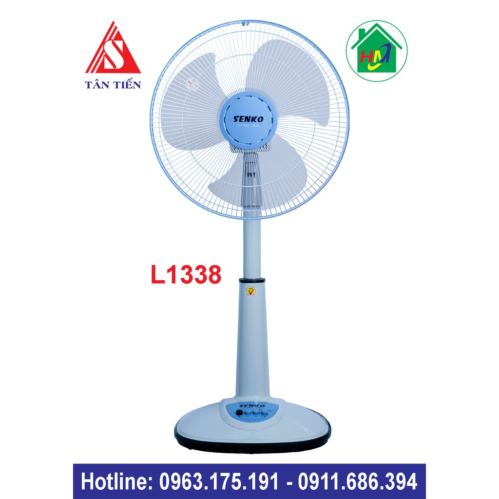 [Mã ELMS5 giảm 7% đơn 300K] Quạt Lửng (Lỡ) Senko L1338 Cao Cấp