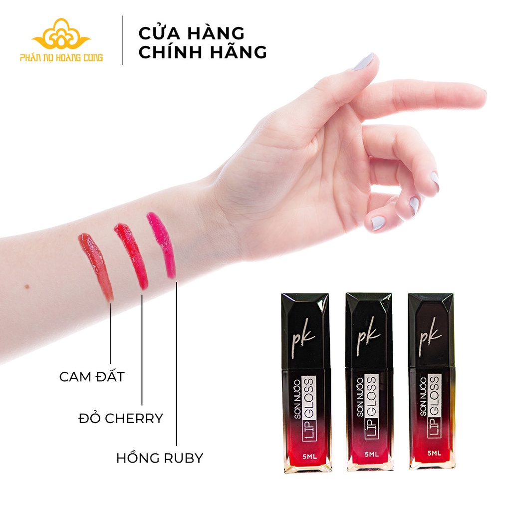 Son Nước LipGloss PK Phấn Nụ Hoàng Cung Dung Tích 5ml