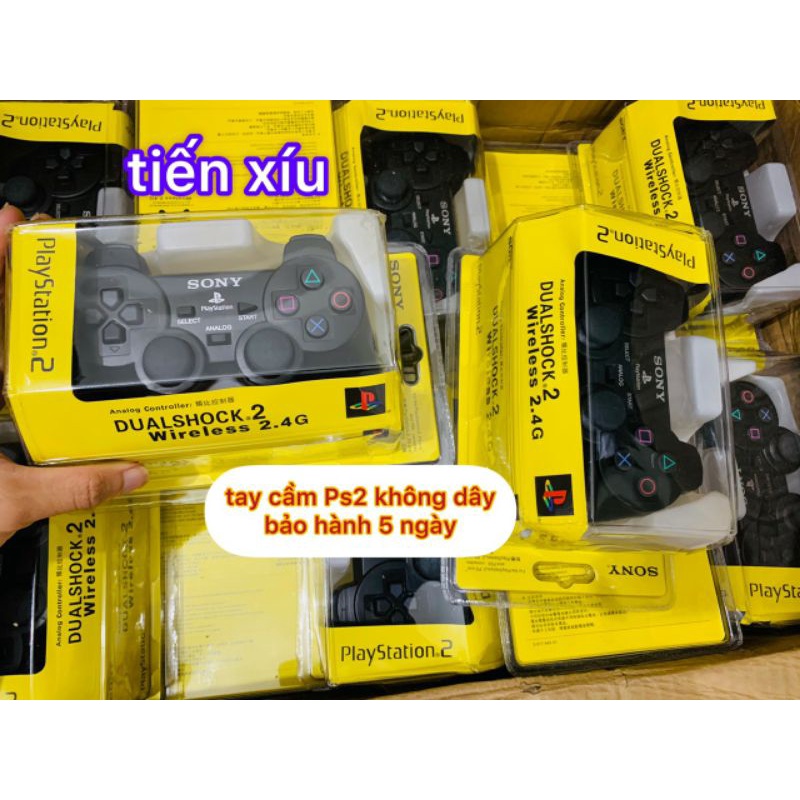 Tay cầm ps2 không dây wireless controller Ps2 tay bấm game ps