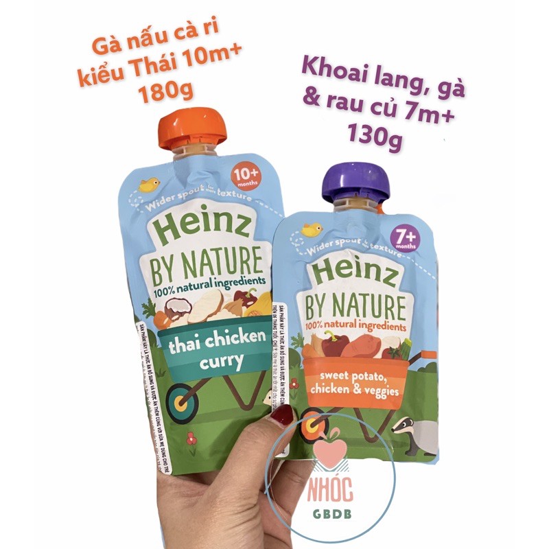 Hỗn hợp nghiền dinh dưỡng Heinz vị mặn cho bé 6+ 120g