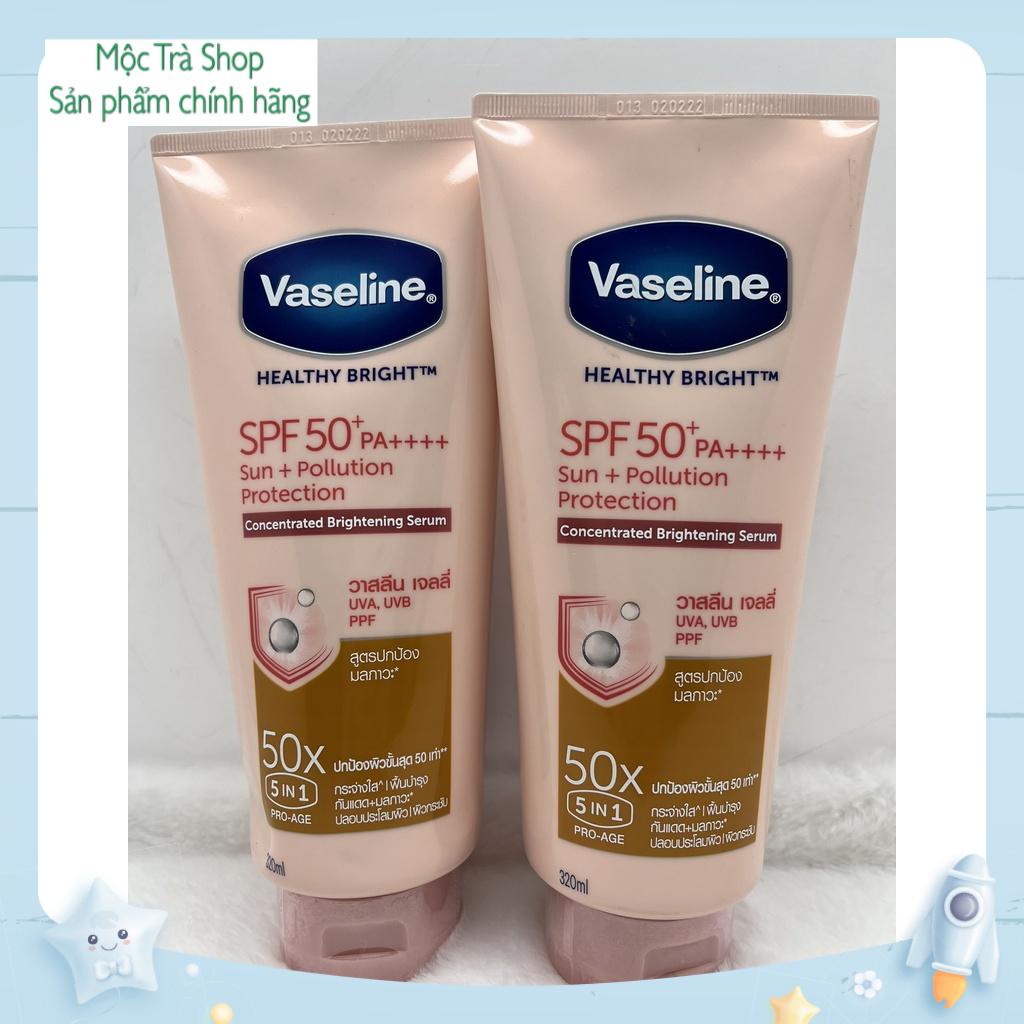 [BẢN MỚI] [CHÍNH HÃNG] Sữa Dưỡng Thể Vaseline Perfect Serum 50X Tuýp 320ml - Thái Lan - moctra251219