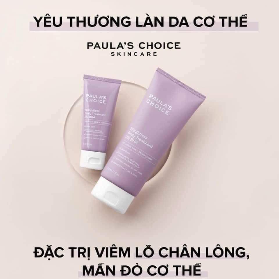 [Bill Mỹ] Kem Dưỡng Toàn Thân Đều Màu Da Chứa 2% BHA Paula's Choice Skin Revealing Body Lotion