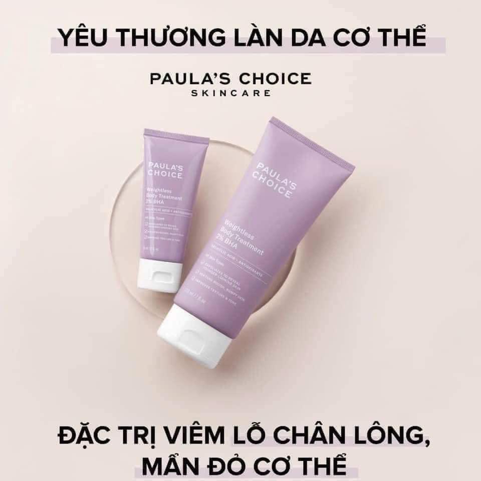 Kem Dưỡng Toàn Thân Đều Màu Da Chứa 2% BHA Paula's Choice Skin Revealing Body Lotion