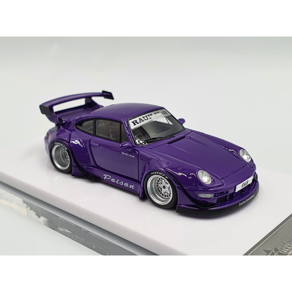 Xe Mô Hình Porsche RWB 991(993) &quot;Poison&quot; 1:64 Fuelme ( Tím )