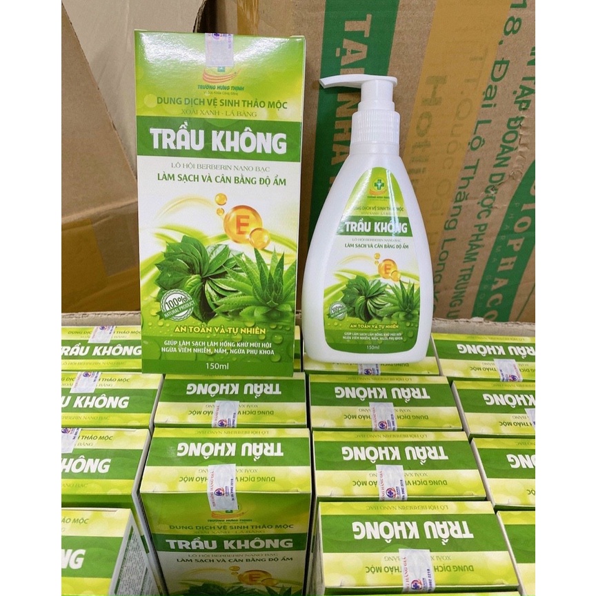 Dung dịch vệ sinh trầu không E Mẫu Mới