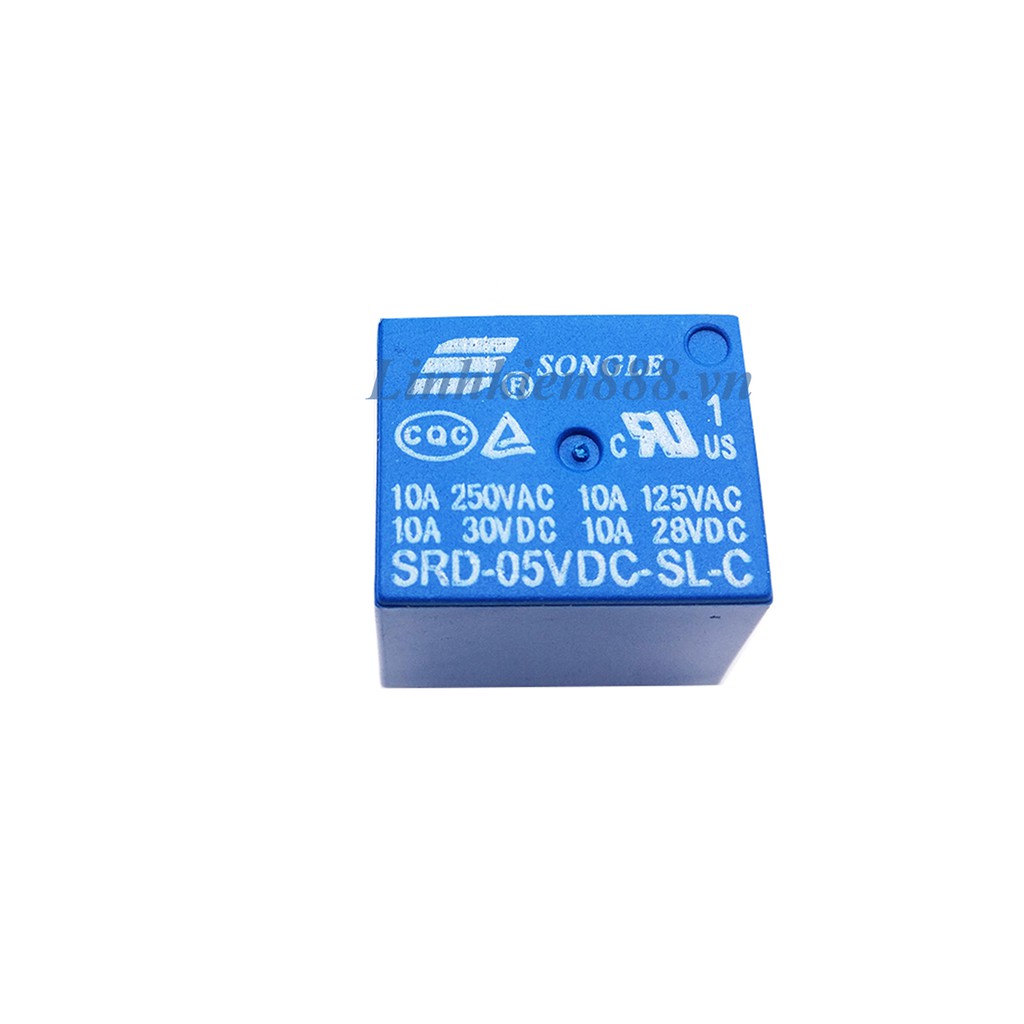 Relay 5V 10A 5 Chân SRD 05VDC-SL-C