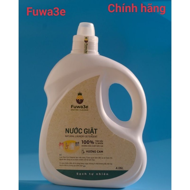 Nước Giặt Fuwa3e 4000ml - Nước Giặt Hữu Cơ Fuwa3e - Enzyme sinh học lên men từ vỏ trái cây