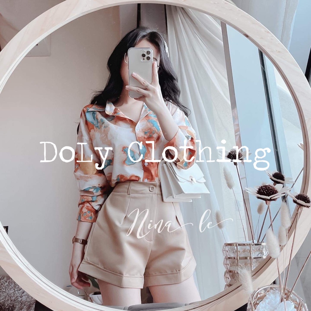 Thời Trang Nữ - Áo Sơ Mi Nữ Chất Liệu Lụa Cao Cấp Họa Tiết Loang Hot Trend 2021 | BigBuy360 - bigbuy360.vn