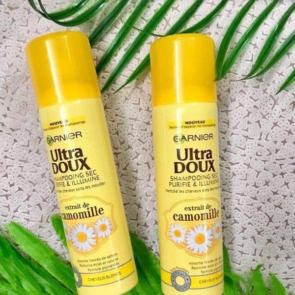 DẦU GỘI KHÔ HOA CÚC GARNIER ULTRA DOUX  ✈ Xuất xứ : Pháp