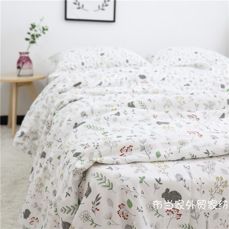 Vải cotton 100% chuyên may ga gối, khổ rộng 2m35