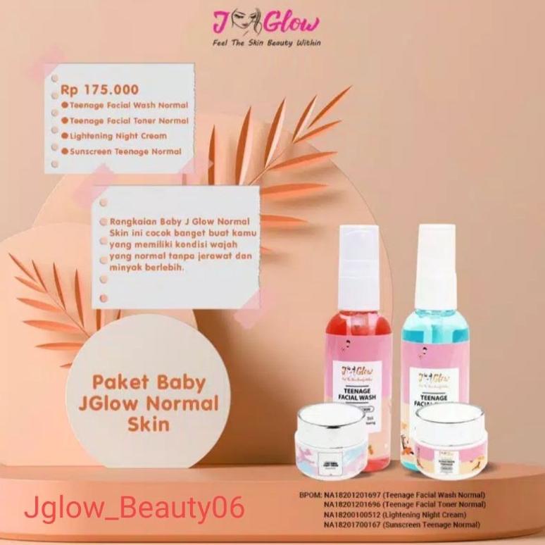 Túi đựng mỹ phẩm KTLLA JGLOW NORMAL SKINCARE Teen BPOM 97 | BigBuy360 - bigbuy360.vn