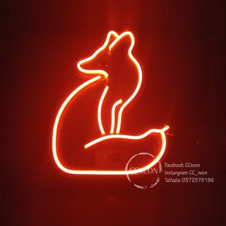 Đèn Led Neon Trang Trí Phòng Mẫu Con Cáo
