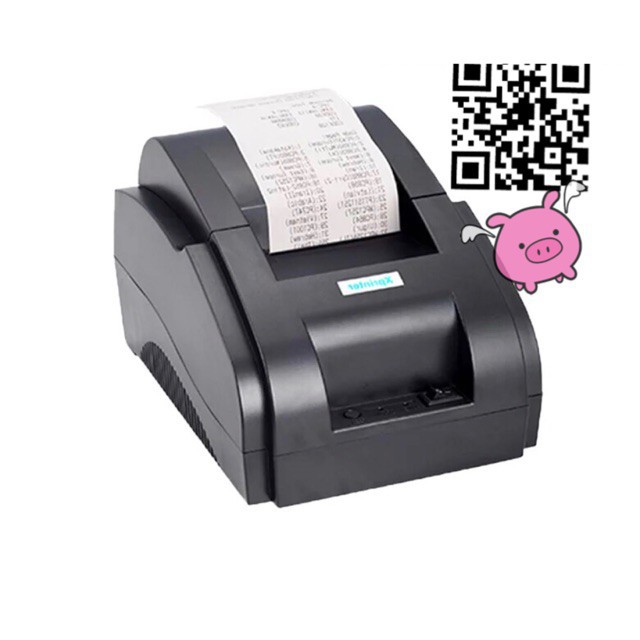 ivn021 Máy in hóa đơn K58 Xprinter 58iiH in thẻ điện thoại in bill nhà hàng quán cà phê nhà hàng