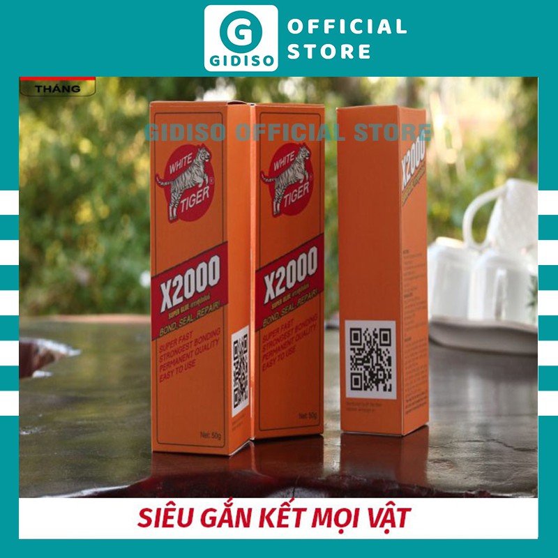 Keo dán đa năng X2000 dán tất cả các vật liệu trong nhà, dán tất cả các vật liệu bằng sắt, gỗ, thủy tinh, sành sứ