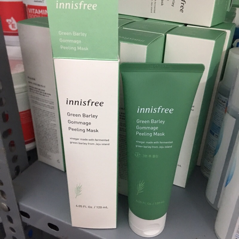 Tẩy da chết ✅FREESHIP✅ Tẩy da chết Innisfree green barley gommage peeling mask 120ml