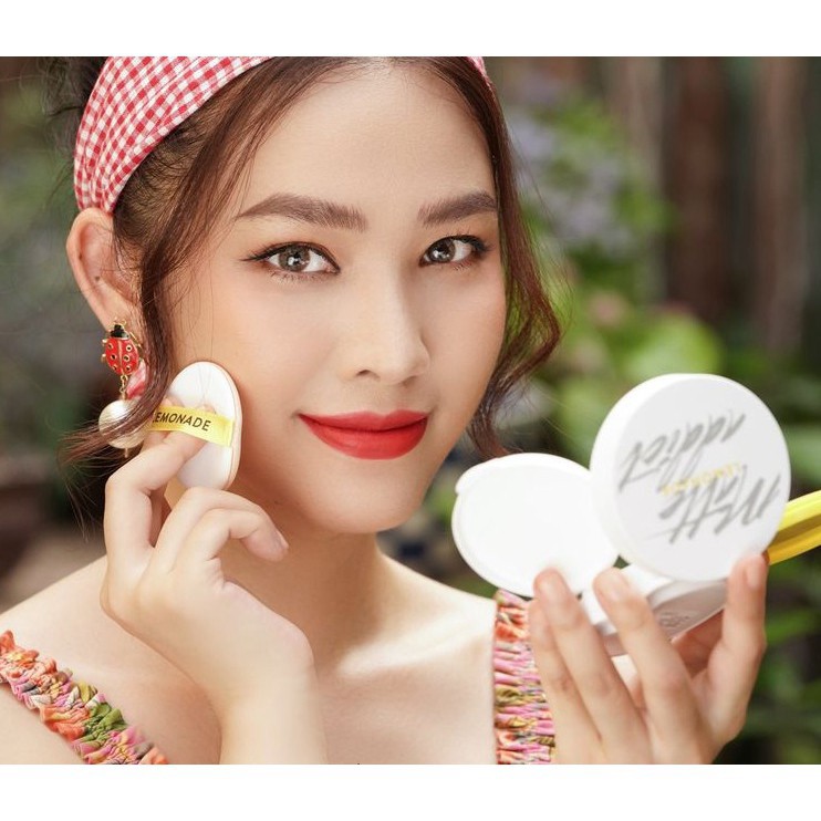 Combo Lemonade Phấn nước kiềm dầu Matte Addict Dual Cushion 16g và Bút kẻ mắt SuperNatural Eyeliner 1g