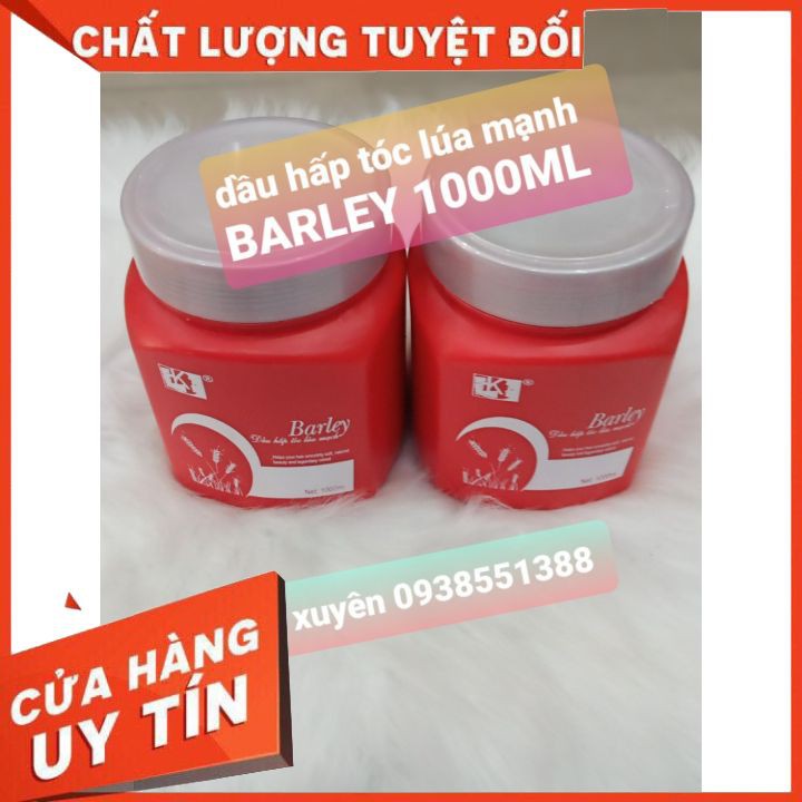 DẦU HẤP KEM Ủ LÚA MẠCH - BARLEY RED REPAIR HAIR TREATMEN - 1000ML  FREESHIP  PHỤC HỒI ,GIỮ MÀU SIÊU THƠM MỀM MƯỢT TÓC