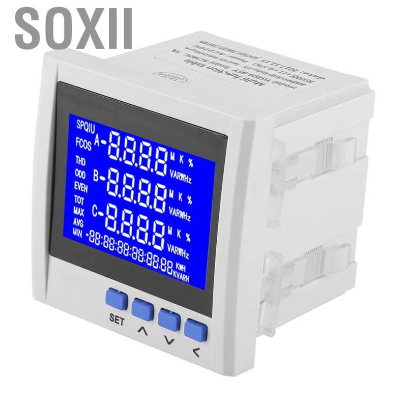 Đồng hồ đo điện áp đa năng 3 pha Soxii