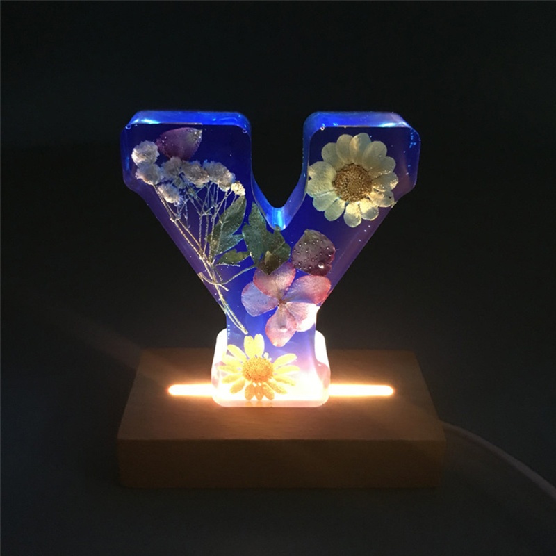 Khuôn Silicone Làm Mặt Dây Chuyền Hình 26 Chữ Cái Tiếng Anh