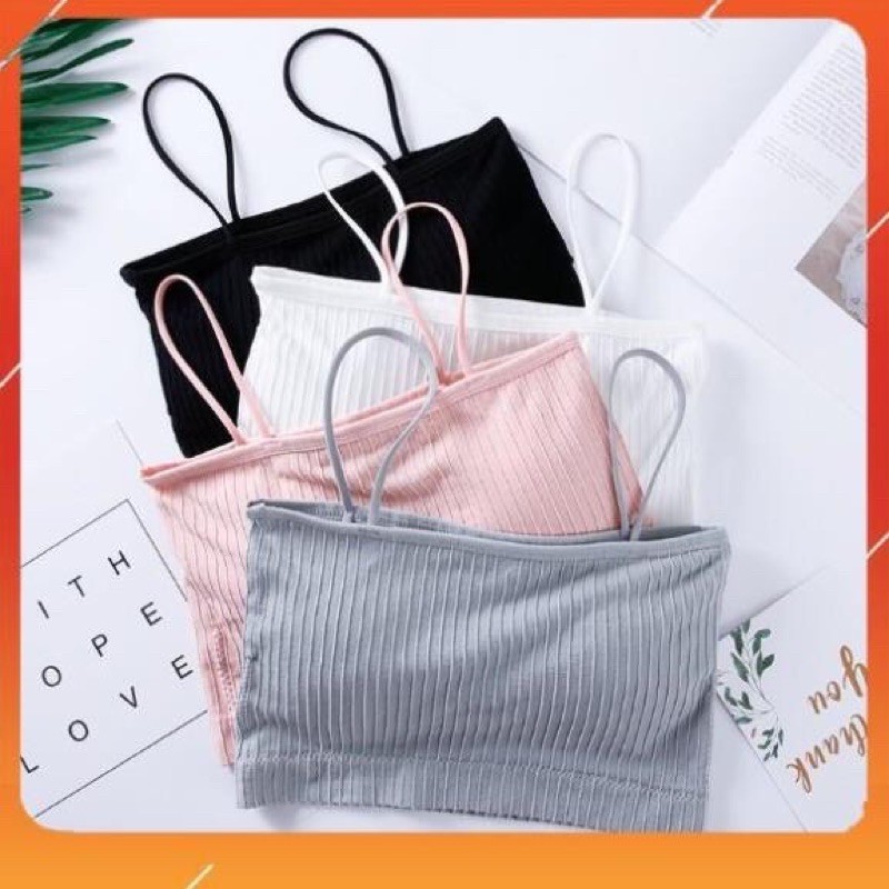 Áo Lót 2 Dây ⚡𝙁𝙍𝙀𝙀 𝙎𝙃𝙄𝙋⚡được làm từ chất thun mịn, ôm sát đường cong cơ thể,nâng v1 quyến rũ,hấp dẫn