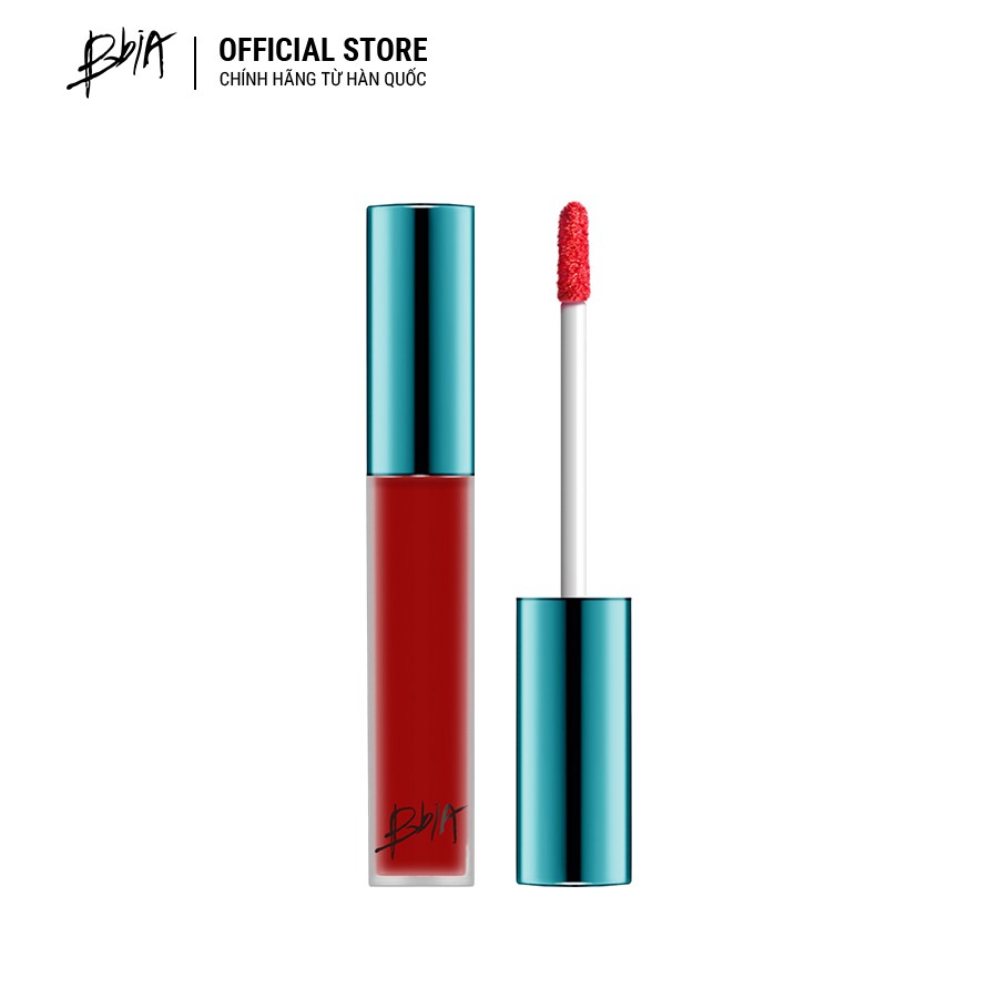 Son kem lì Bbia Last Velvet Lip Tint Version 1 - 03 Extra Red (Màu đỏ hồng) 5g - Bbia Official Store