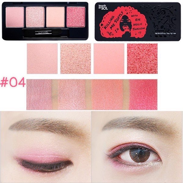 [DATE 01/23] Bảng Phấn Mắt Touch In Sol Killing Me Softly With Eye Holic Shadow (Hàn quốc)