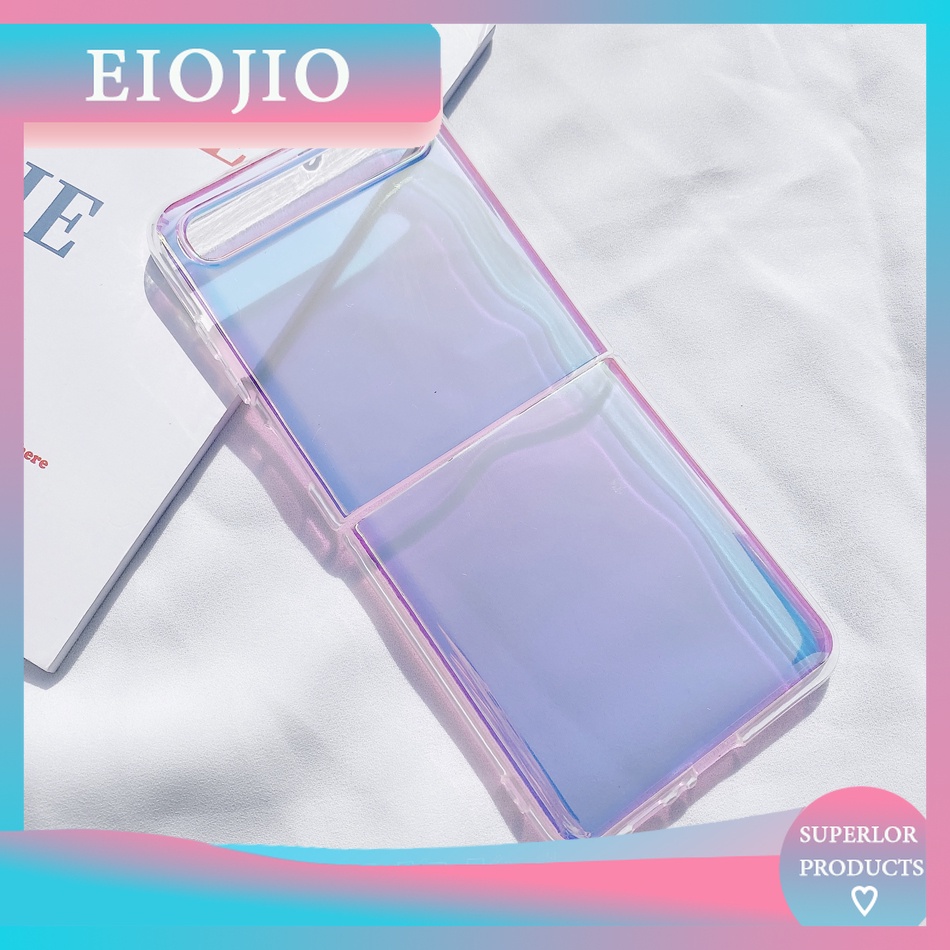 Ốp Điện Thoại Siêu Mỏng Trong Suốt Màu Tím Trơn Cho Samsung Galaxy Z Flip 3 Flip3 Flip4 Flip 4 4G 5G
