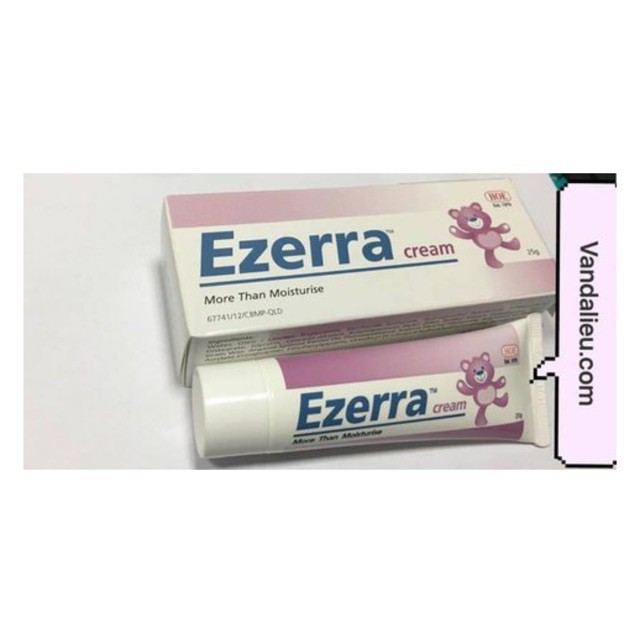 EZERRA CREAM 25G. LÀM DỊ NHẸ TRIỆU CHỨNG DA KHÔ, NGỨA, NẨM ĐỎ.