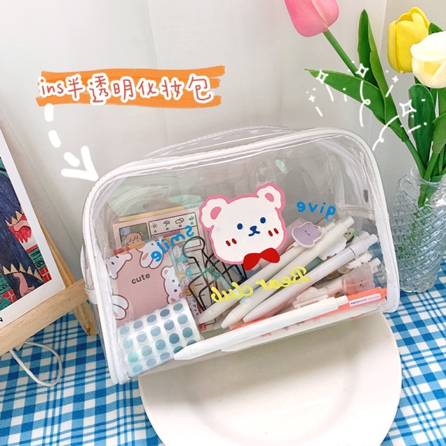 HỘP BÚT GẤU TRONG SUỐT