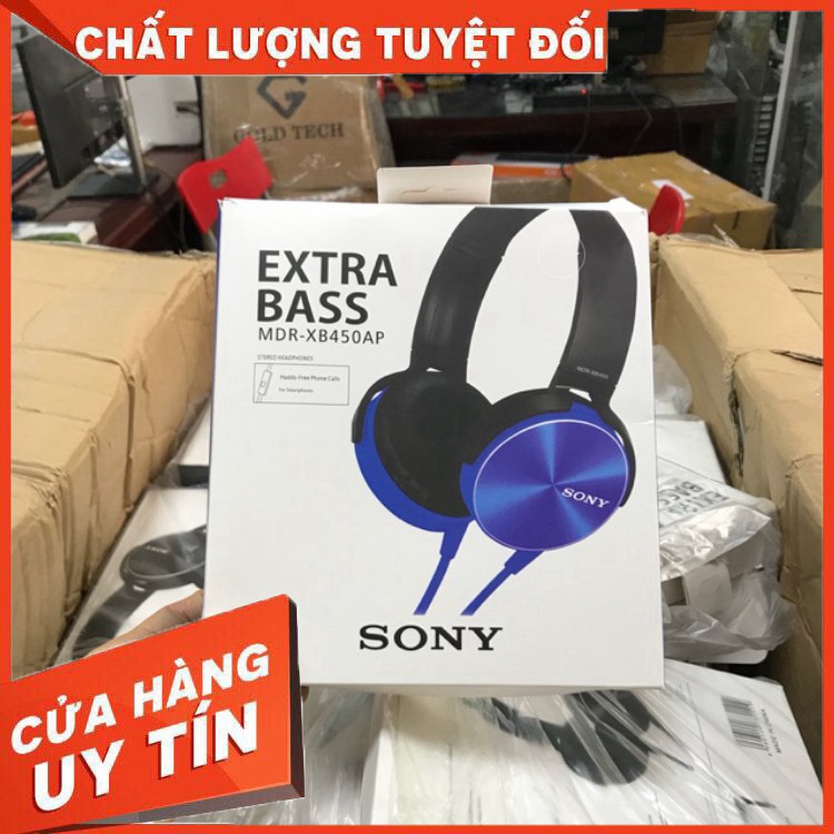 Tai nghe Sony MDR-XB450AP + bộ chuyển dùng máy tính | BigBuy360 - bigbuy360.vn