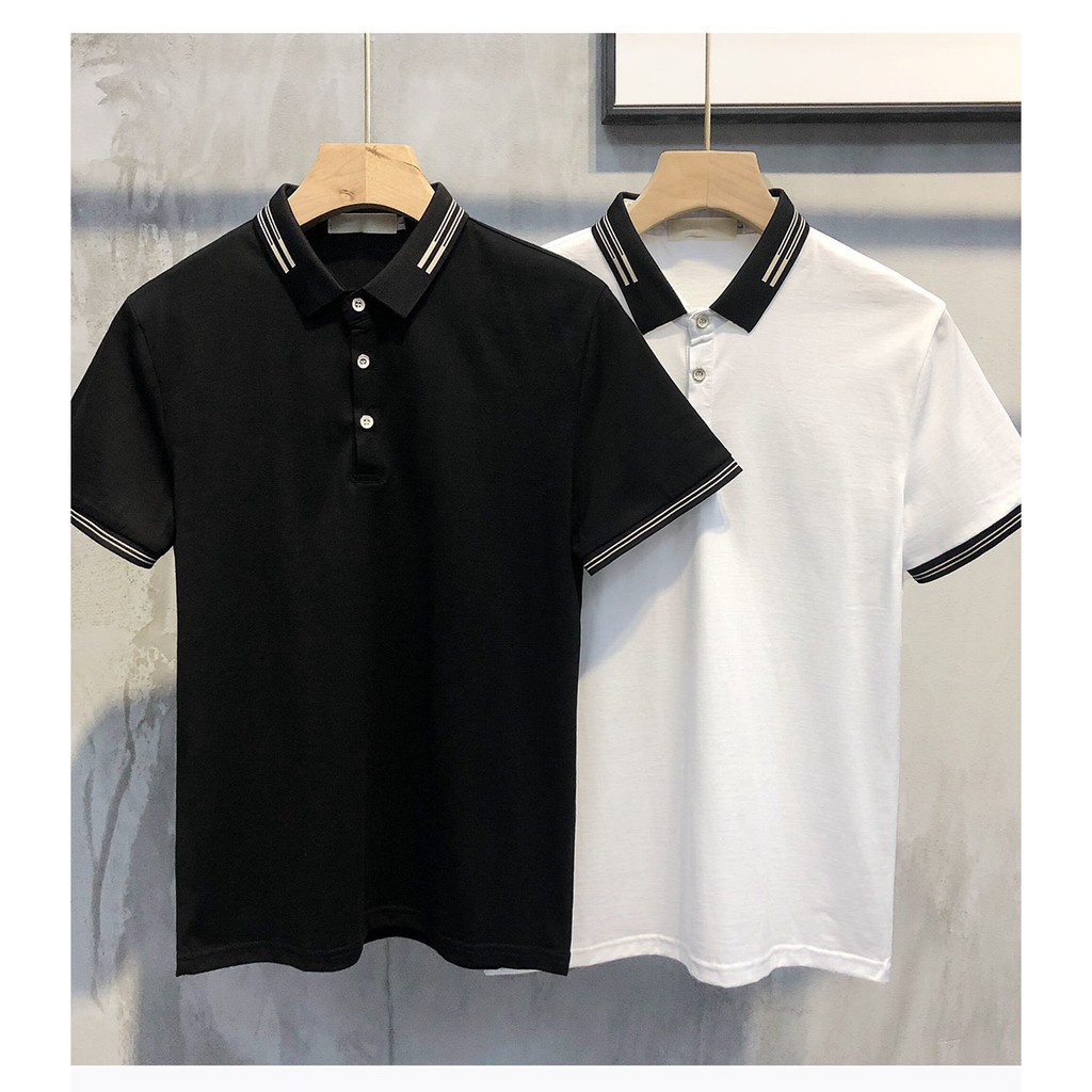 ÁO POLO NAM CHẤT LIỆU COTTON 100% - ÁO THUN CỔ BẺ - KIỂU DÁNG TRẺ TRUNG NĂNG ĐỘNG - FROM HÀN QUỐC DỄ PHỐI