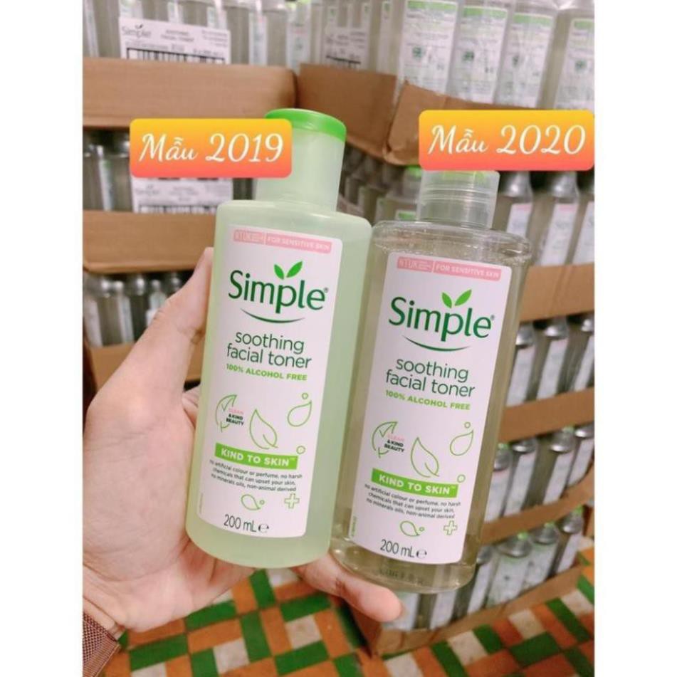 [NEW]Nước hoa hồng Simple Kind-to-Skin Soothing Facial Toner 200ml | BigBuy360 - bigbuy360.vn