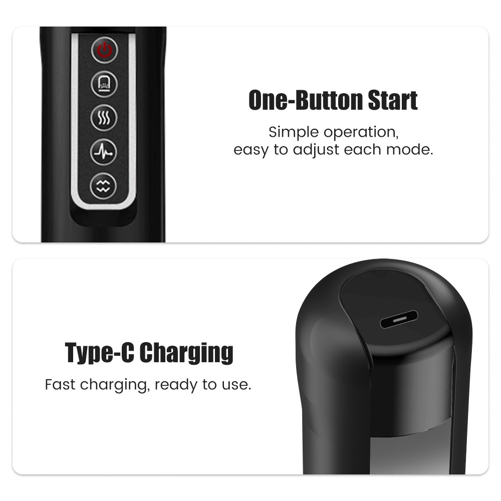 Máy mát xa cơ thể SALORIE không dây thông minh với 12 mức độ điều chỉnh được
