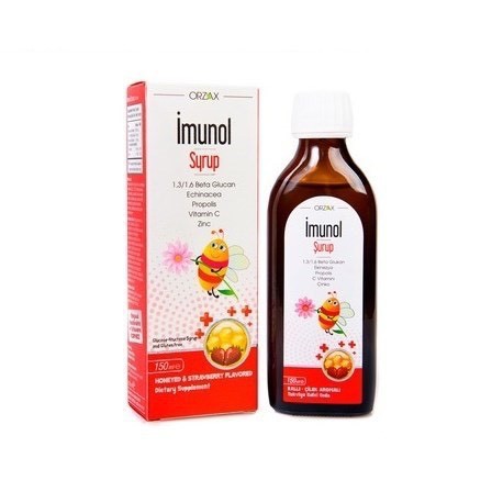 Imunol Syrup Giúp Bé Tăng Đề Kháng,Hệ Miễn Dịch Khỏe Mạnh,Hết Ốm Vặt.Vitamin C