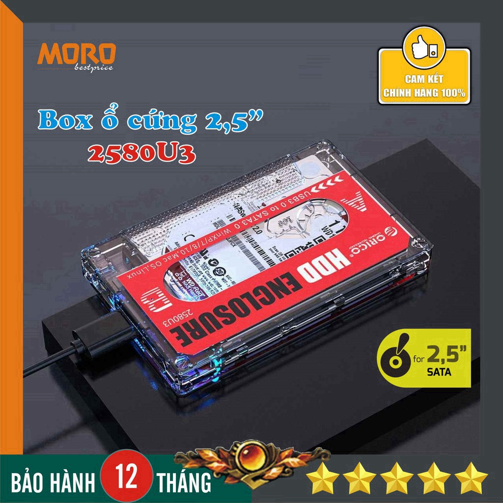 QN005 TYDB Hộp Ổ Cứng Hdd Box ORICO 2.5" 2139U3, USB 3.0 (trong suốt) - Bảo hành CHÍNH HÃNG 1 NĂM 44