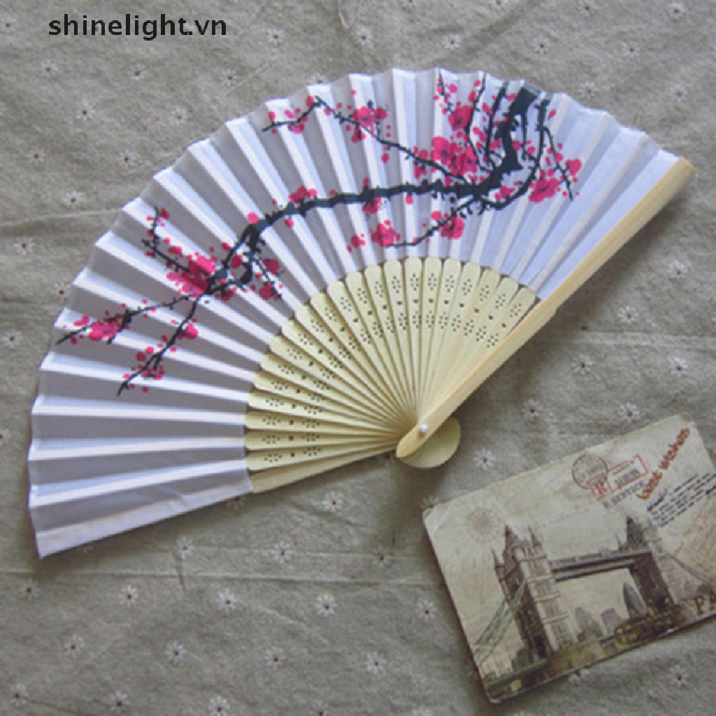 Quạt Xếp Hình Hoa Anh Đào Dùng Làm Quà Tặng / Trang Trí Tiệc Cưới